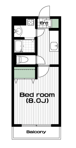 志木駅の賃貸 59,000円 間取り図
