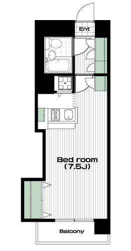 志村坂上駅の賃貸 62,000円 間取り図