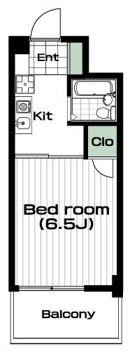 鷺沼駅の賃貸 53,000円 間取り図