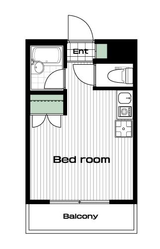 ときわ台駅の賃貸 72,000円 間取り図