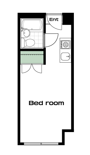 池袋駅の賃貸 70,000円 間取り図