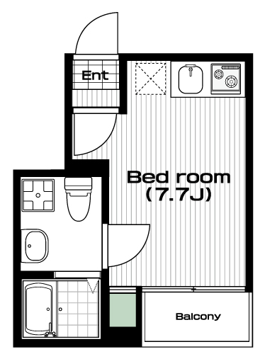 国分寺駅の賃貸 65,000円 間取り図