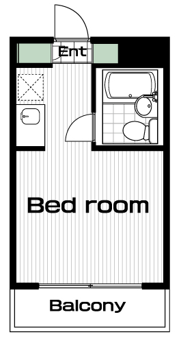 千歳船橋駅の賃貸 60,000円 間取り図