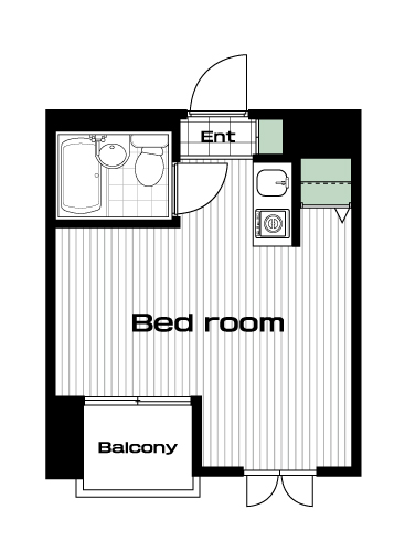 練馬駅の賃貸 58,000円 間取り図