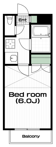 国分寺駅の賃貸 49,000円 間取り図