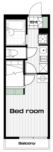 調布駅の賃貸 60,000円 間取り図