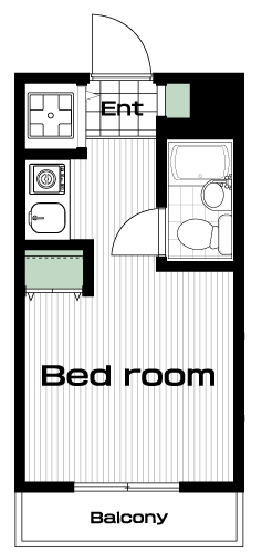 調布駅の賃貸 52,000円 間取り図