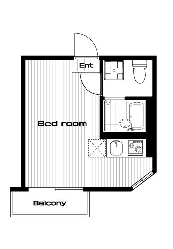 上板橋駅の賃貸 70,000円 間取り図