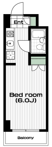 八王子駅の賃貸 32,000円 間取り図