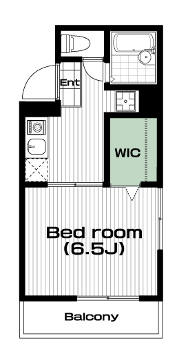 所沢駅の賃貸 52,000円 間取り図