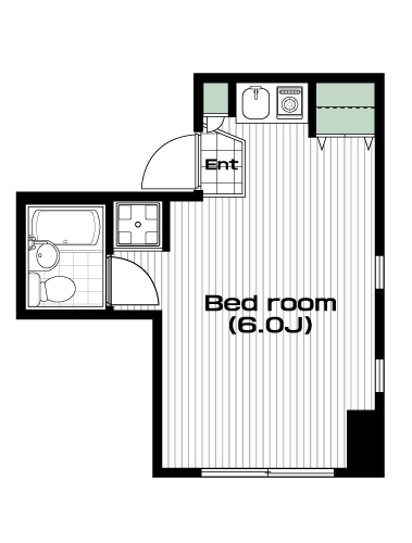 坂戸駅の賃貸 36,000円 間取り図