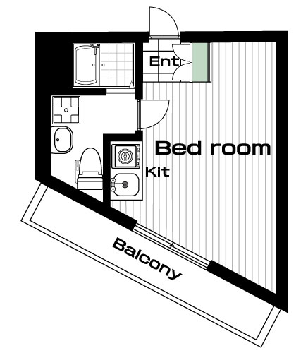 青葉台駅の賃貸 60,000円 間取り図