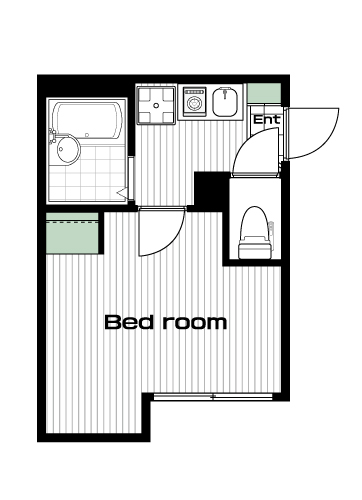志村三丁目駅の賃貸 57,000円 間取り図