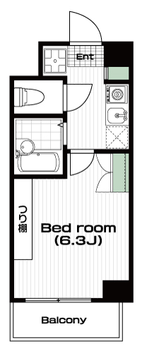 つつじヶ丘駅の賃貸 58,500円 間取り図