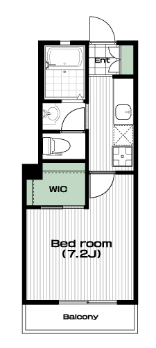 南与野駅の賃貸 62,000円 間取り図