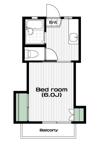 上板橋駅の賃貸 50,000円 間取り図