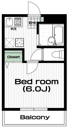百合ヶ丘駅の賃貸 63,000円 間取り図