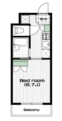 志村三丁目駅の賃貸 62,000円 間取り図