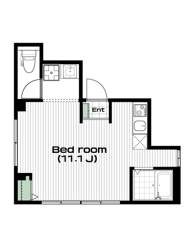 亀戸駅の賃貸 85,000円 間取り図