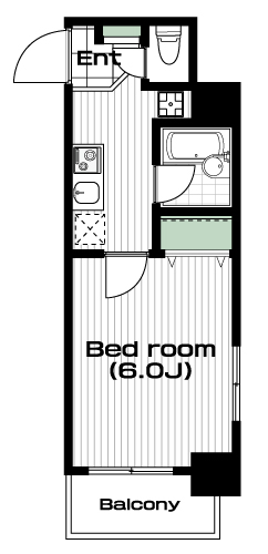 明大前駅の賃貸 71,000円 間取り図