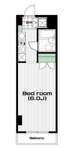 志村三丁目駅の賃貸 58,000円 間取り図