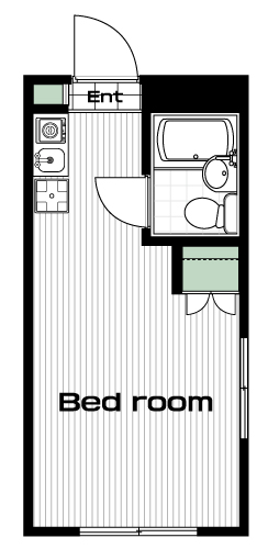 武蔵小金井駅の賃貸 42,000円 間取り図