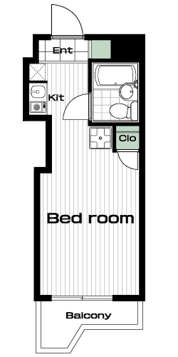 綱島駅の賃貸 36,500円 間取り図