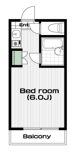 東武練馬駅の賃貸 61,000円 間取り図