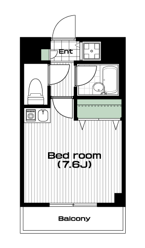 大泉学園駅の賃貸 61,000円 間取り図
