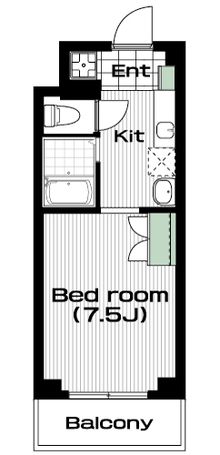 向ヶ丘遊園駅の賃貸 59,000円 間取り図