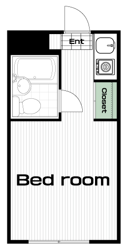 吉祥寺駅の賃貸 61,000円 間取り図