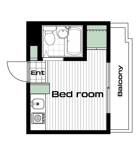清瀬駅の賃貸 32,000円 間取り図