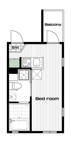 志村三丁目駅の賃貸 69,000円 間取り図