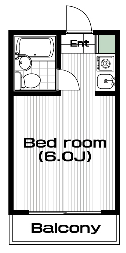 生田駅の賃貸 30,000円 間取り図