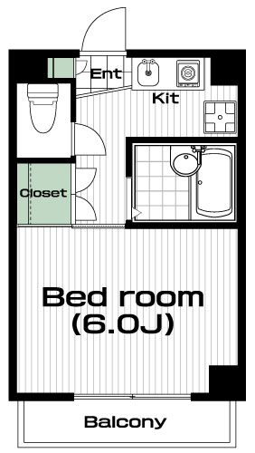 下丸子駅の賃貸 67,000円 間取り図