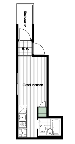 志村坂上駅の賃貸 51,000円 間取り図