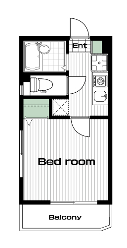 椎名町駅の賃貸 65,000円 間取り図