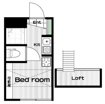 世田谷駅の賃貸 66,000円 間取り図