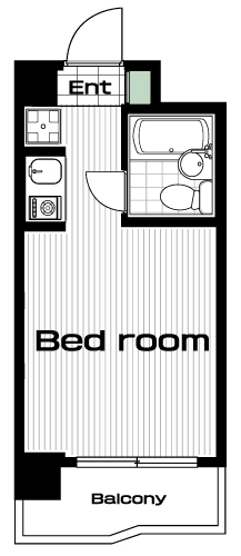 明大前駅の賃貸 60,000円 間取り図