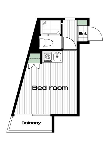 上板橋駅の賃貸 58,000円 間取り図