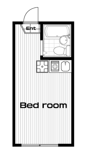 新高島平駅の賃貸 45,000円 間取り図