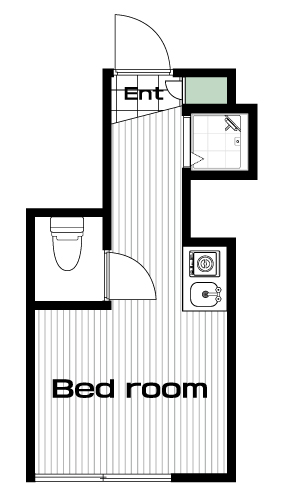 阿佐ヶ谷駅の賃貸 61,000円 間取り図