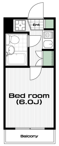 上石神井駅の賃貸 63,000円 間取り図