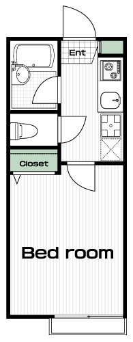 つつじヶ丘駅の賃貸 58,000円 間取り図
