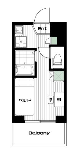 王子神谷駅の賃貸 61,000円 間取り図