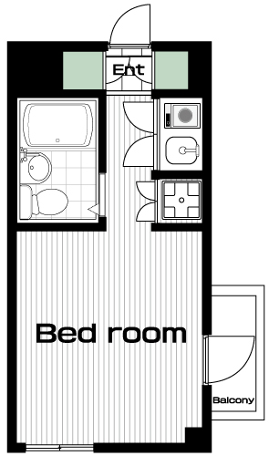 恵比寿駅の賃貸 65,000円 間取り図