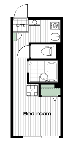 地下鉄成増駅の賃貸 64,000円 間取り図