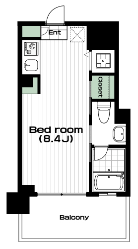 綱島駅の賃貸 92,500円 間取り図