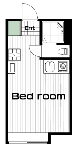 明大前駅の賃貸 60,000円 間取り図