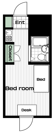 武蔵境駅の賃貸 59,000円 間取り図